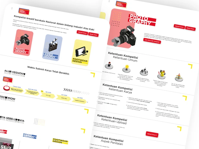 Portofolio Jasa Pembuatan Sistem Aplikasi Website - ifcc.kemenperin.go.id Sistem Informasi Kompetisi Persepatuan Nasional RI